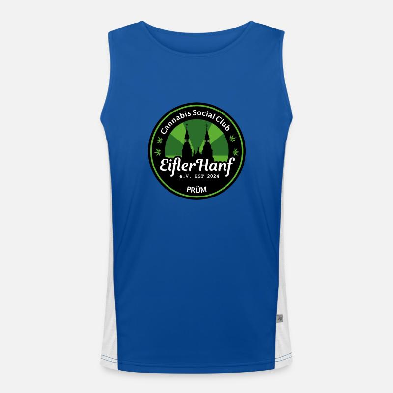 CSC EiflerHemp Original Logo Débardeur respirant contrasté Homme 
