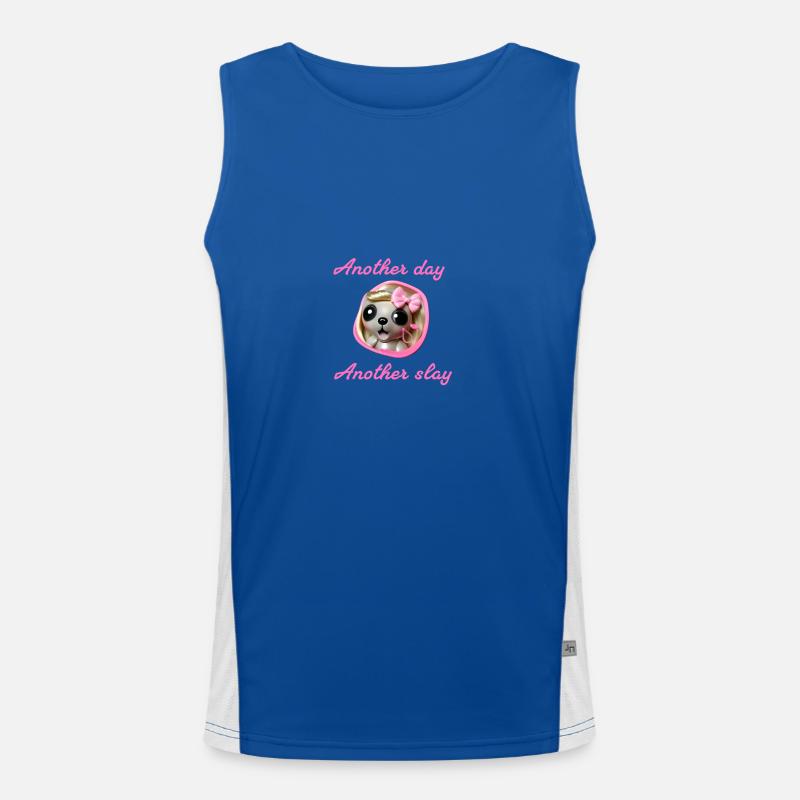 mouse, hamster, loop, animation Men's Functional Contrast Tank Top 