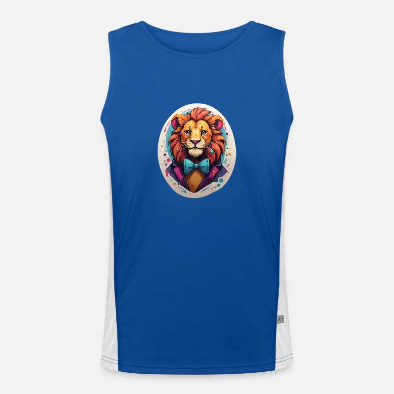 Leo Comic Men's Functional Contrast Tank Top 