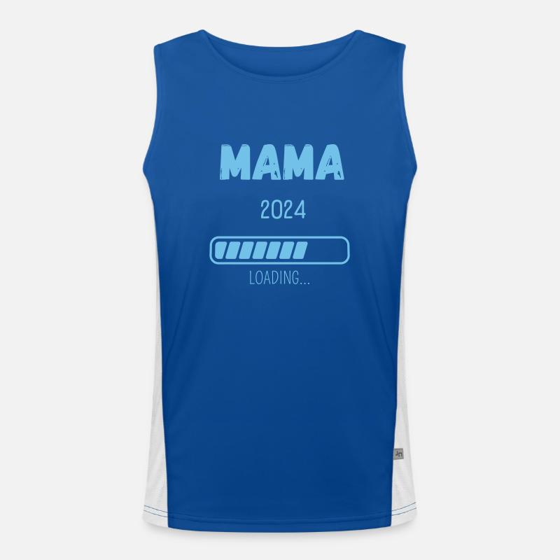 MAMA 2024 LOADING... Funktionelles Kontrast-Tank Top für Männer 