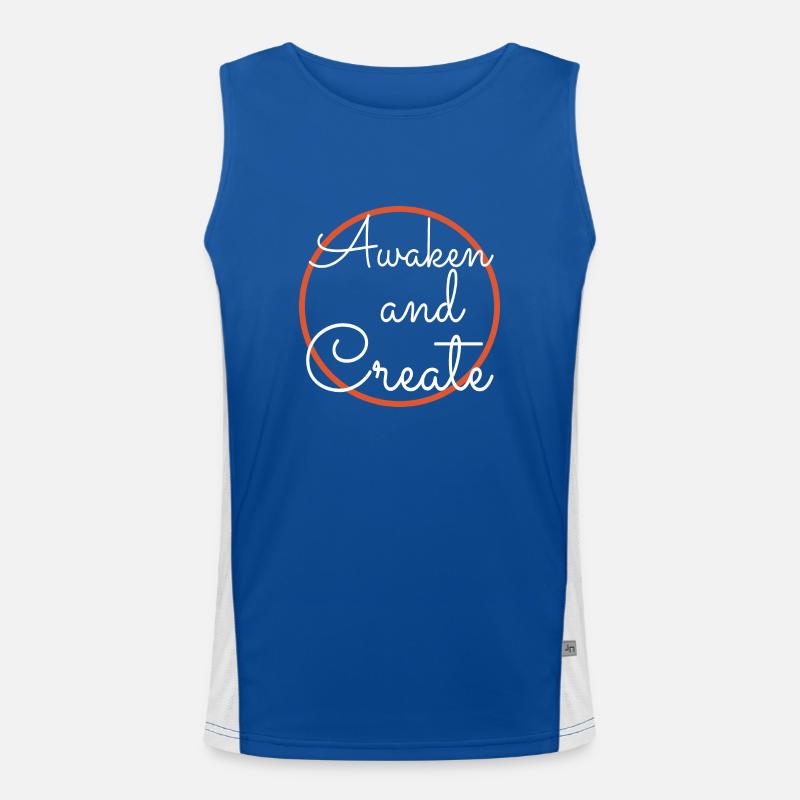 gift idea present idea sayings Men's Functional Contrast Tank Top 
