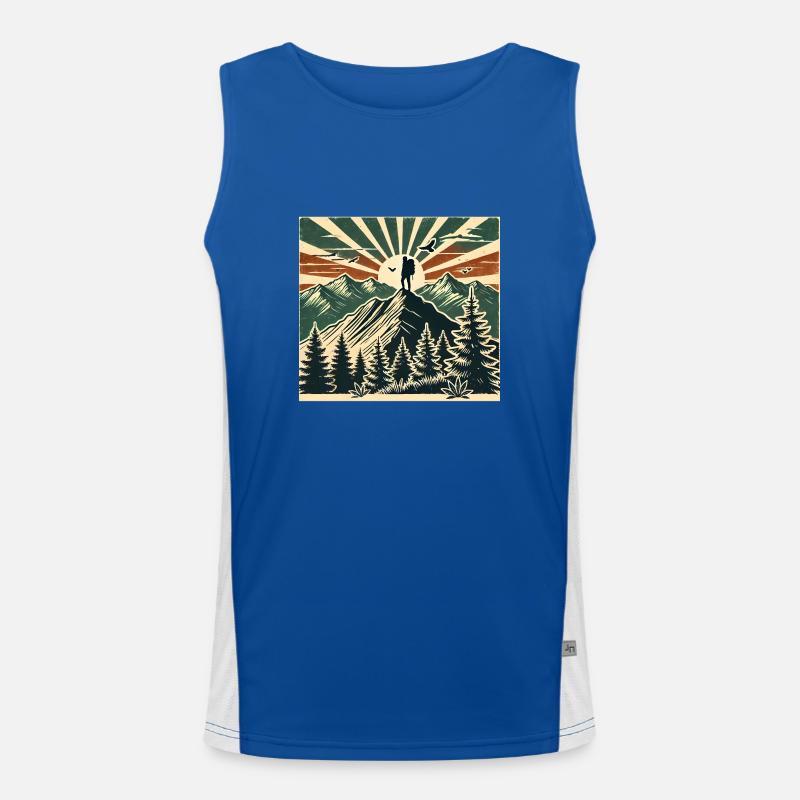 Wandern Funktionelles Kontrast-Tank Top für Männer 