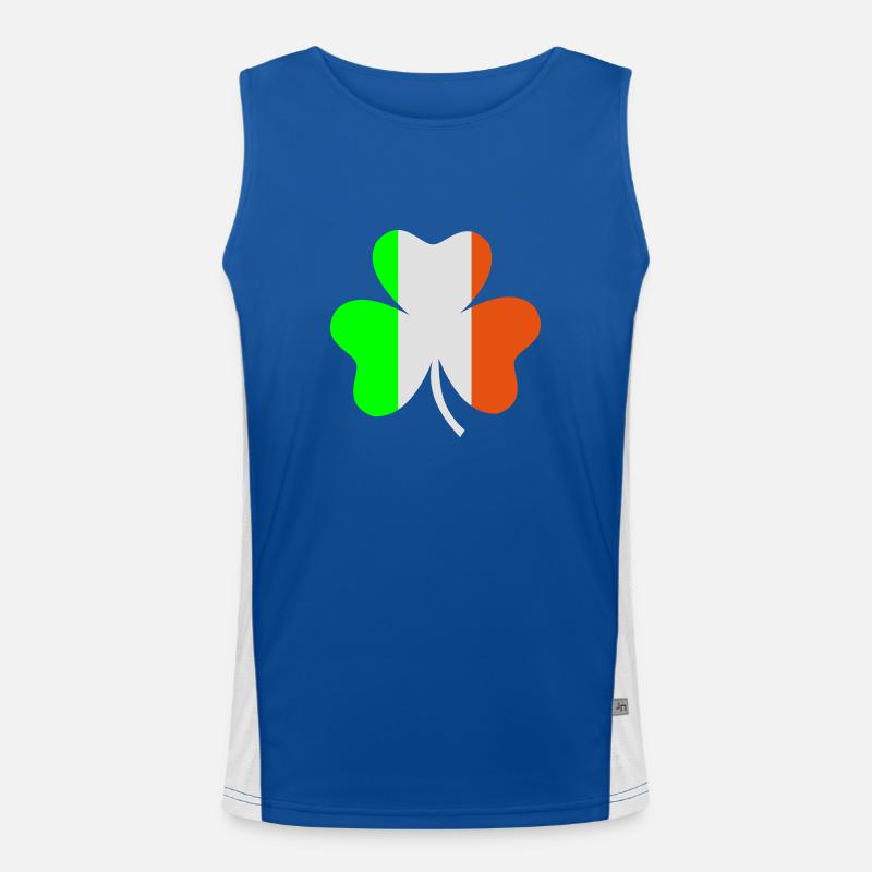 Shamrock Funktionelles Kontrast-Tank Top für Männer 