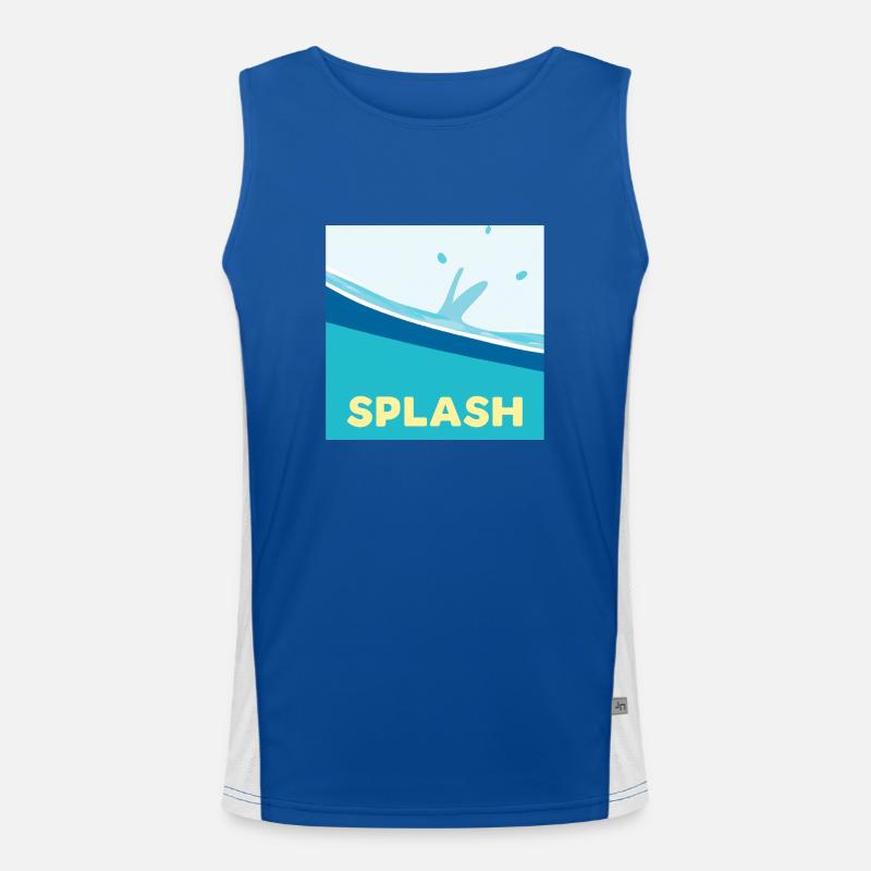 Splash Men's Functional Contrast Tank Top 