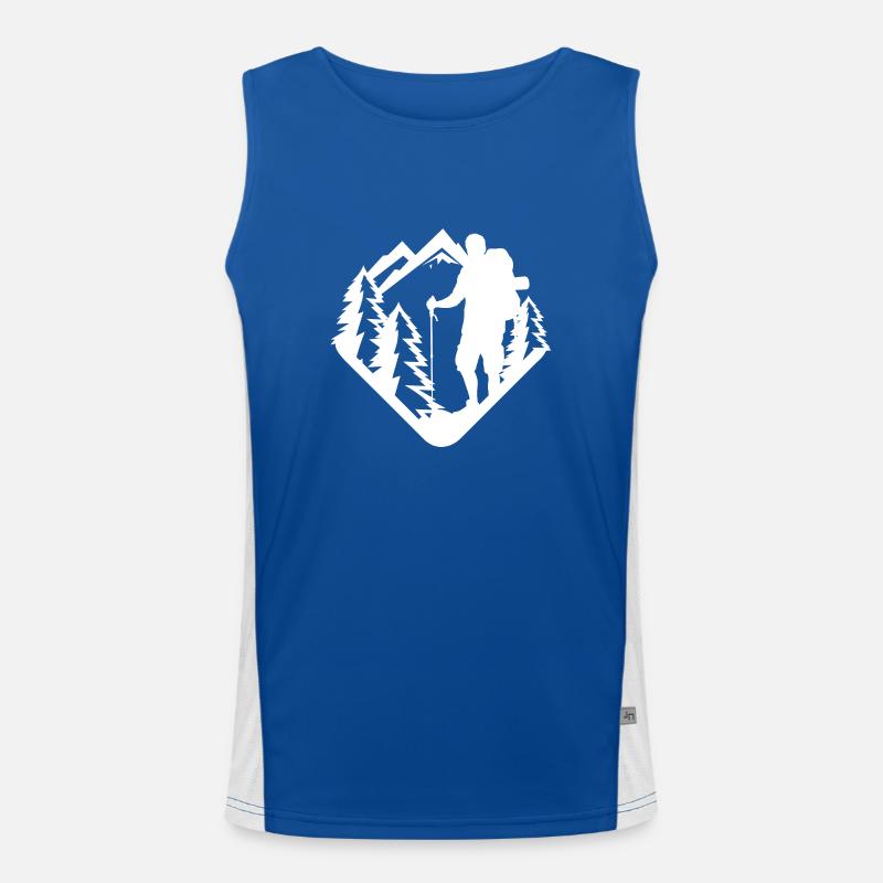 Hike and Explore Men's Functional Contrast Tank Top 