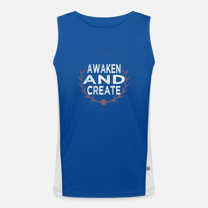 development awesome progress present research Funktionelles Kontrast-Tank Top für Männer 