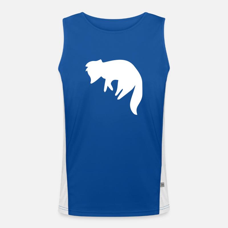 fuchs Funktionelles Kontrast-Tank Top für Männer 