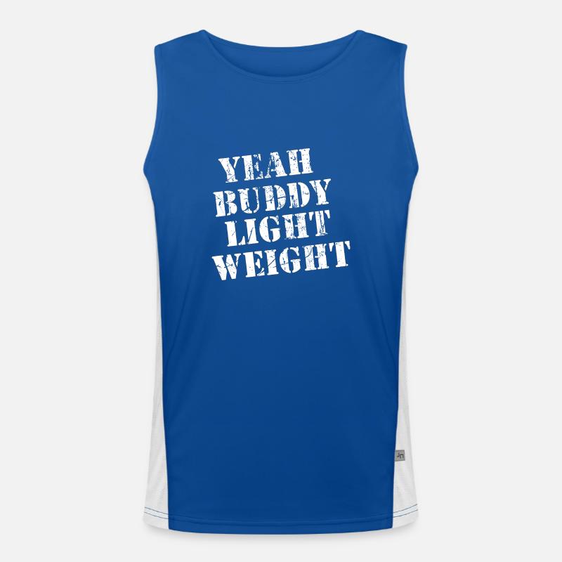 Yeah Buddy - Light Weight! Funktionelles Kontrast-Tank Top für Männer 