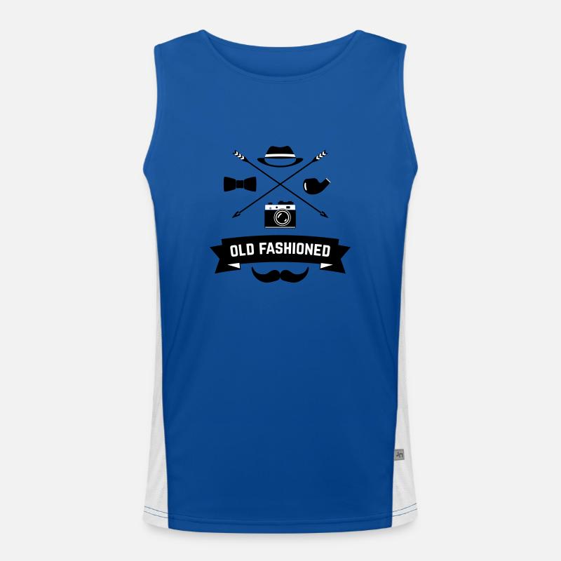 Old Fashioned Funktionelles Kontrast-Tank Top für Männer 