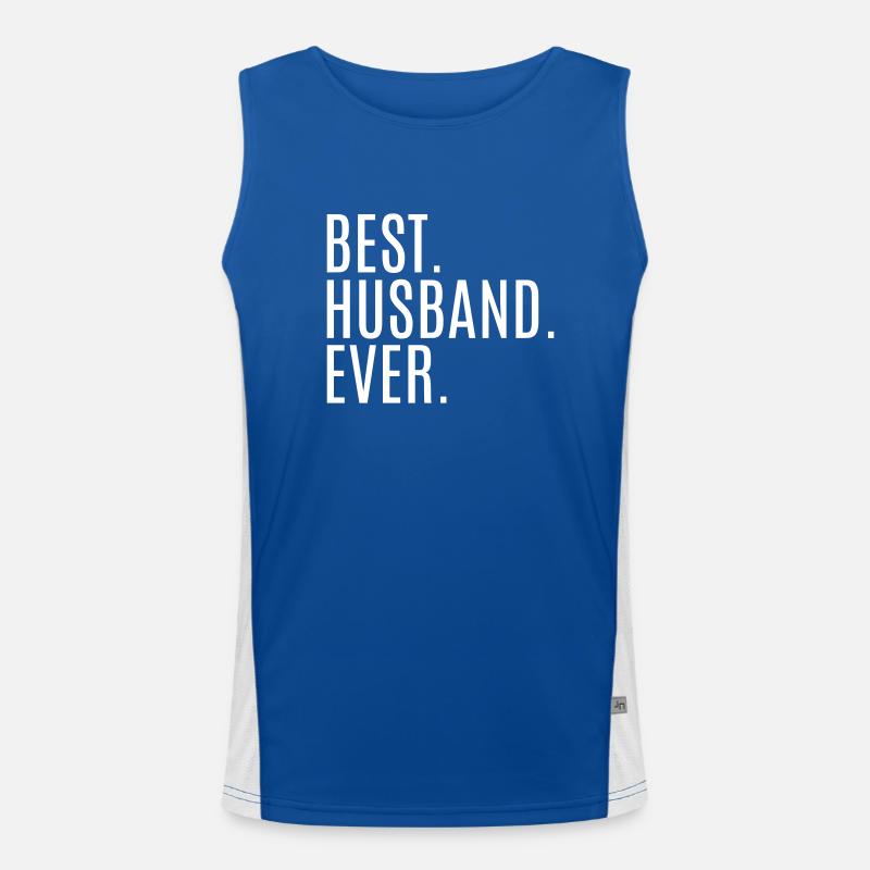 Best Husband ever Liebe Geschenk Ehemann Funktionelles Kontrast-Tank Top für Männer 