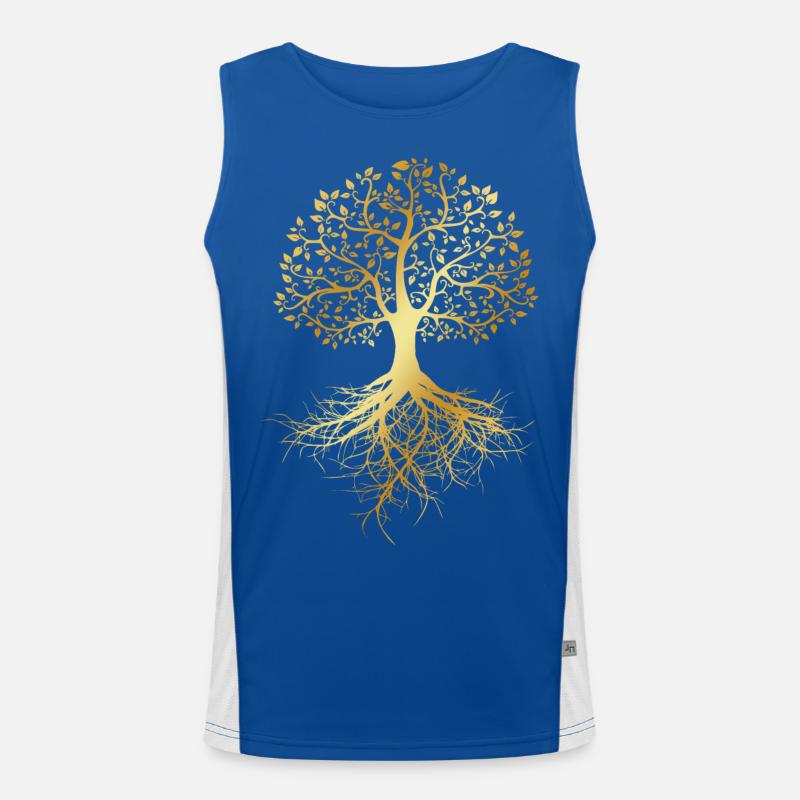 Arbre de vie Débardeur respirant contrasté Homme 
