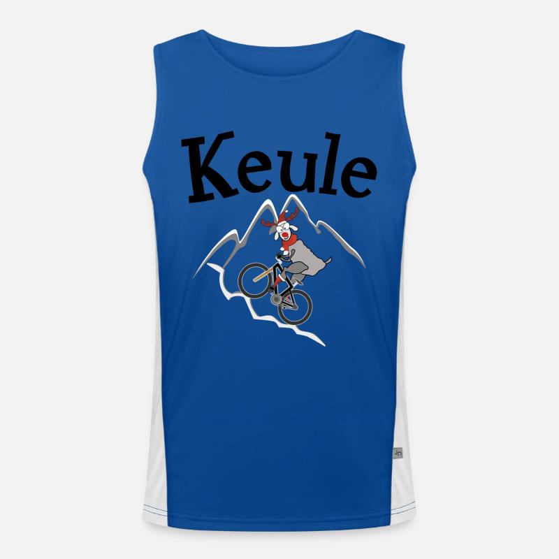 Keule Mtb Rentier Funktionelles Kontrast-Tank Top für Männer 