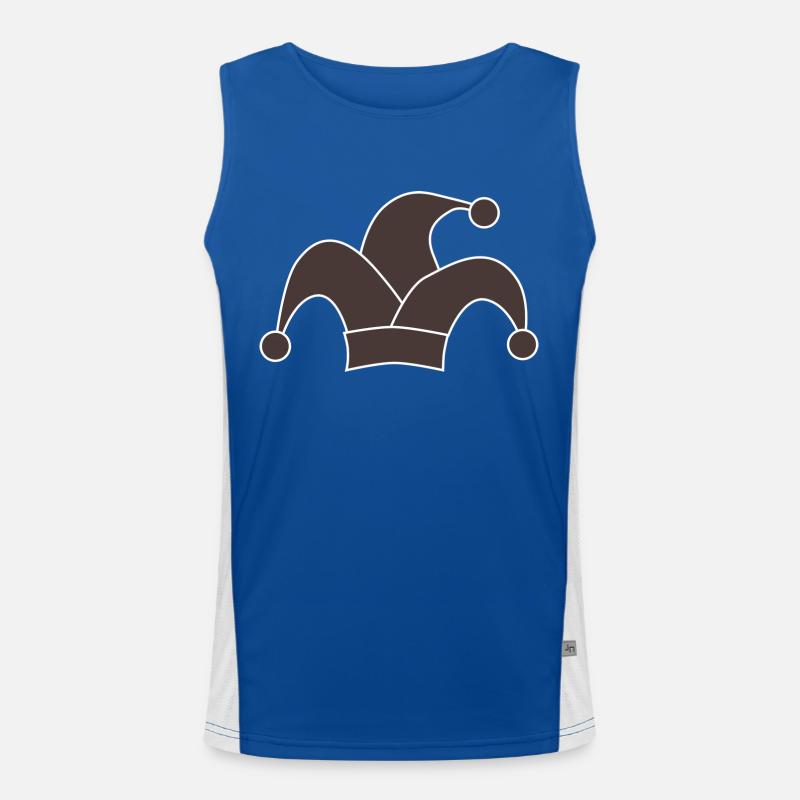 clown Funktionelles Kontrast-Tank Top für Männer 