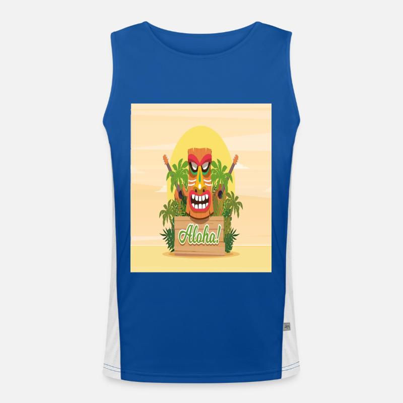 ALOHA Débardeur respirant contrasté Homme 