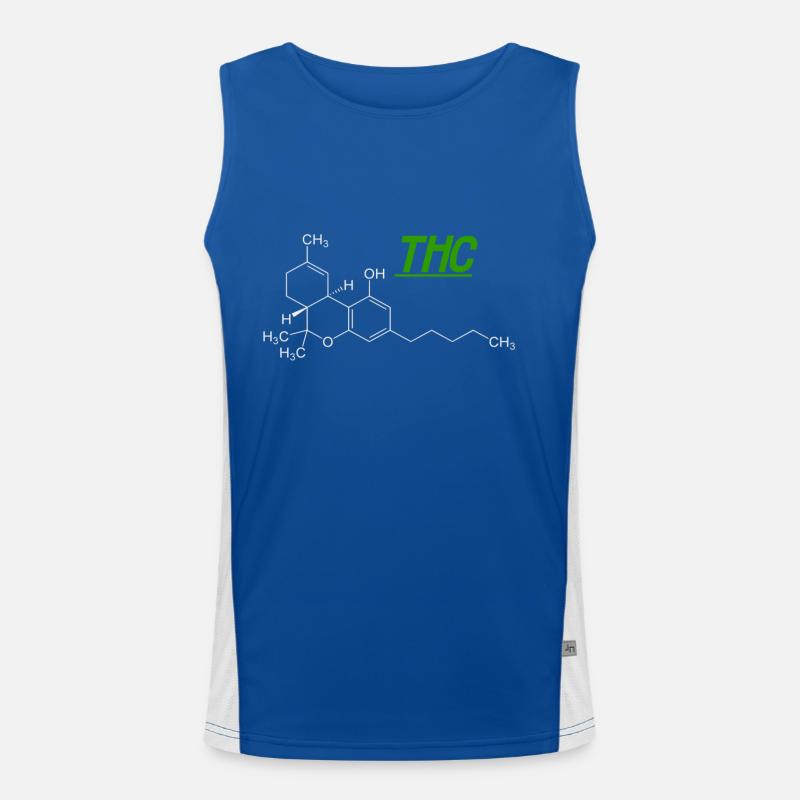 THC Funktionelles Kontrast-Tank Top für Männer 