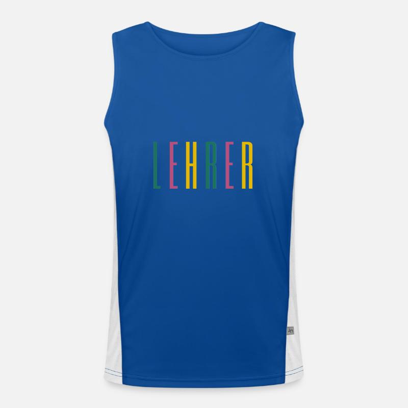 Lehrer - Schule, Beruf, Klassenzimmer Funktionelles Kontrast-Tank Top für Männer 