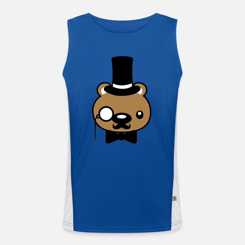 sir gentlemen teddybaer Débardeur respirant contrasté Homme 