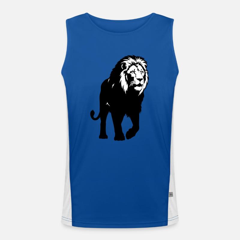 León Funktionelles Kontrast-Tank Top für Männer 