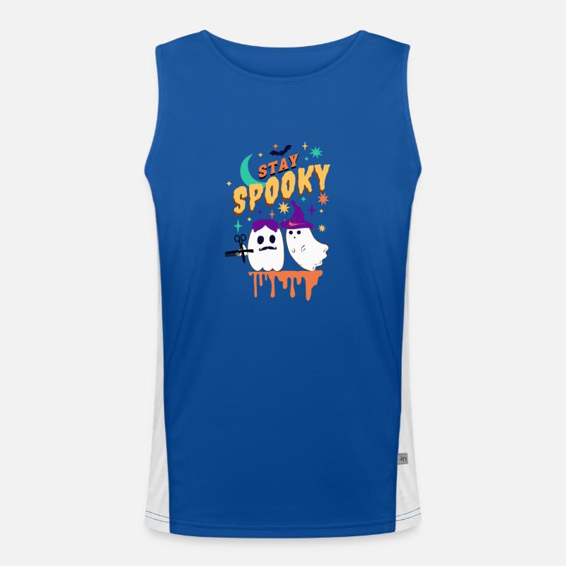 Coiffeur Coiffeur Halloween - Stay Spooky Débardeur respirant contrasté Homme 