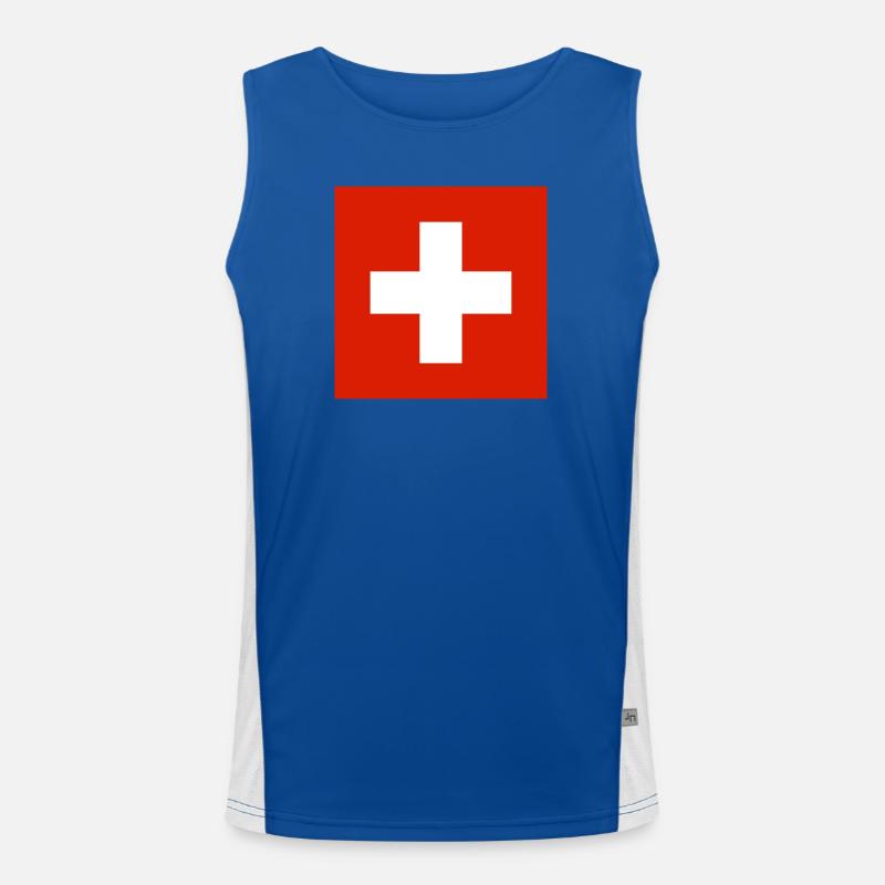 Suisse Débardeur respirant contrasté Homme 
