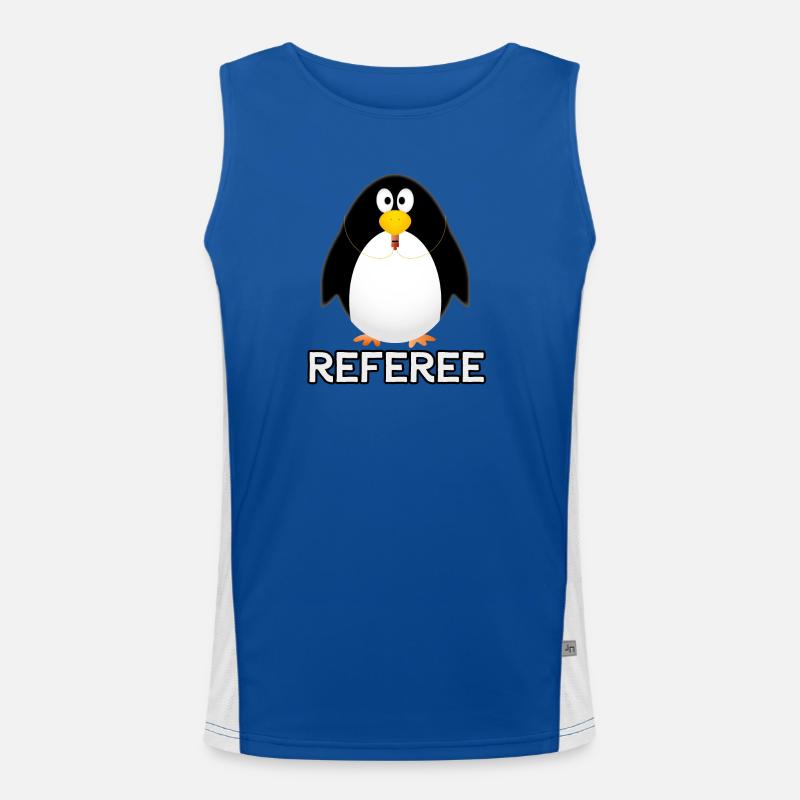 Referee - Referee - Men's Functional Contrast Tank Top  - royal/white
