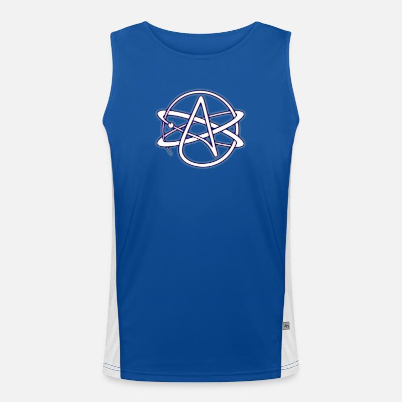 Symbole athée Débardeur respirant contrasté Homme 
