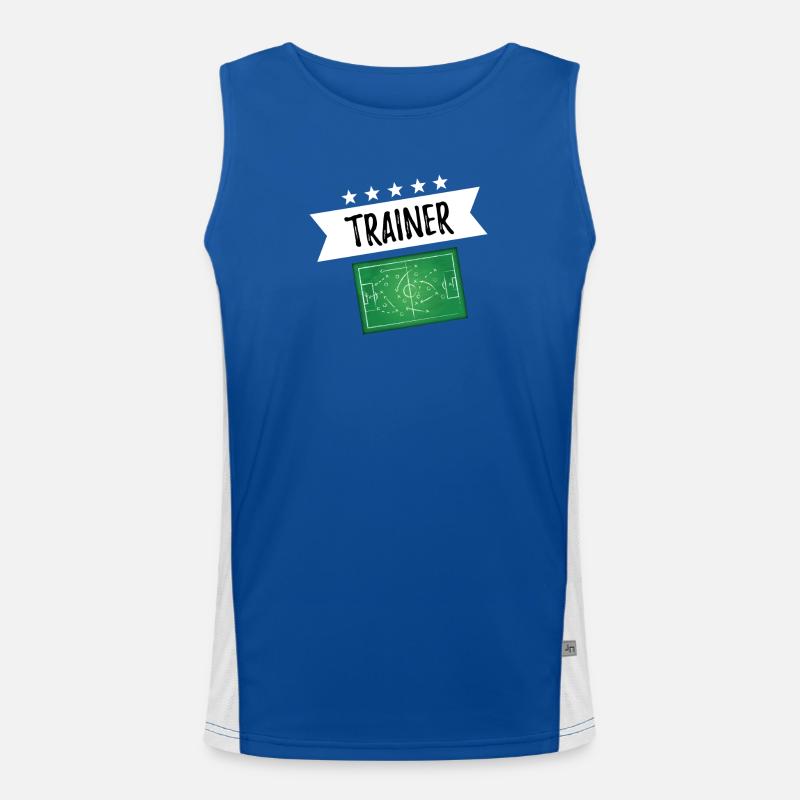 Trainer Tactics Board Men's Functional Contrast Tank Top 