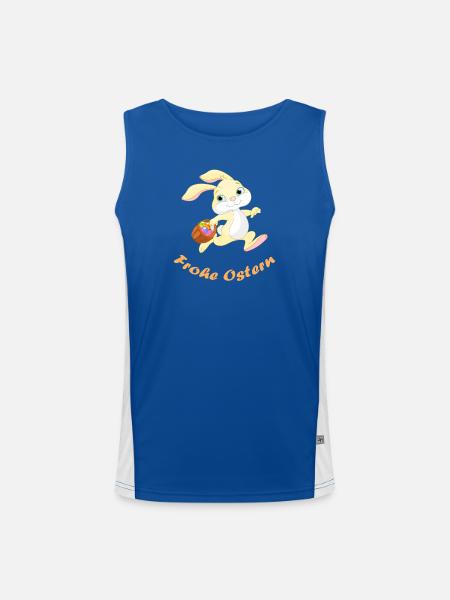 Easter - Men's Functional Contrast Tank Top - royal/white