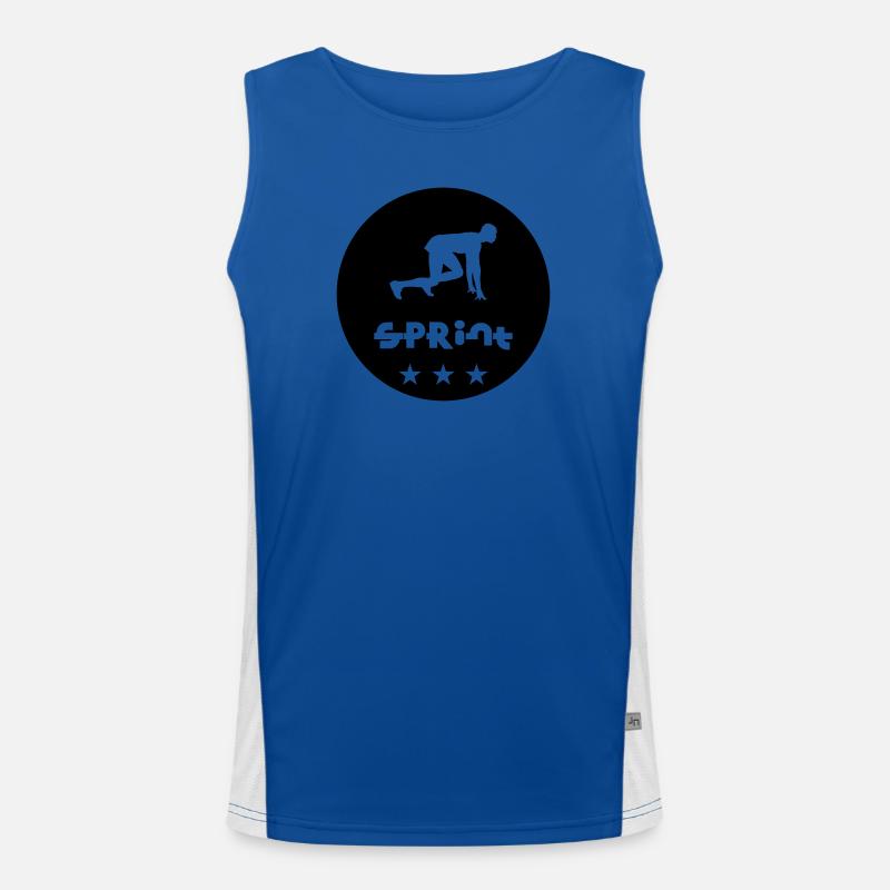 Sprint Funktionelles Kontrast-Tank Top für Männer 
