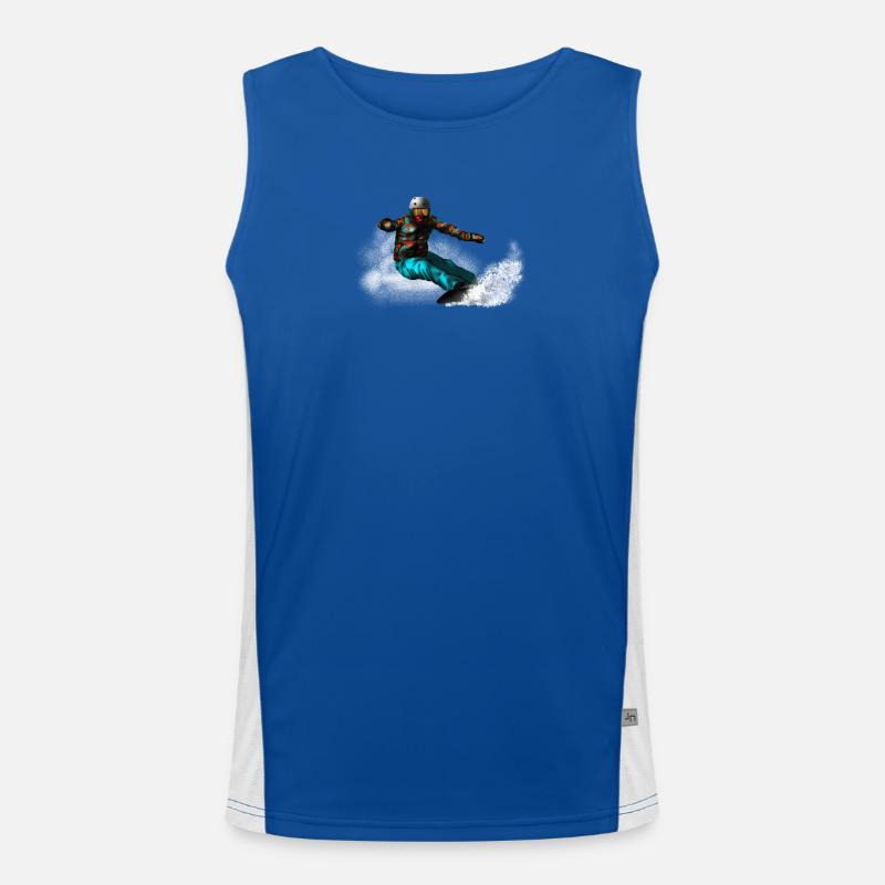snowboarding Men's Functional Contrast Tank Top 