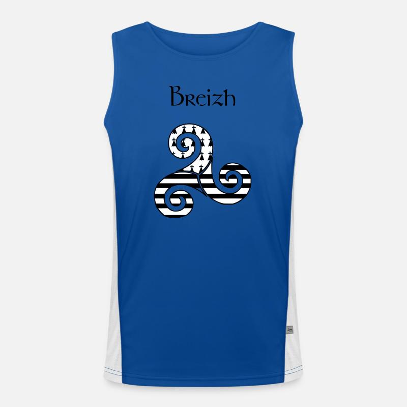 Britain Men's Functional Contrast Tank Top 
