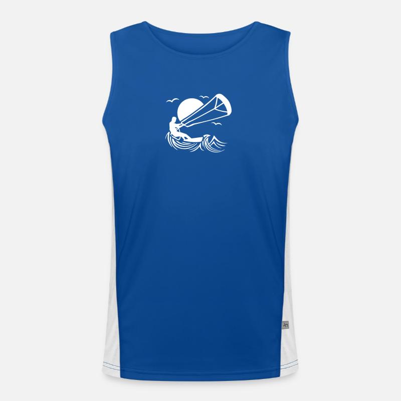 Idée cadeau kitesurfeur Débardeur respirant contrasté Homme 