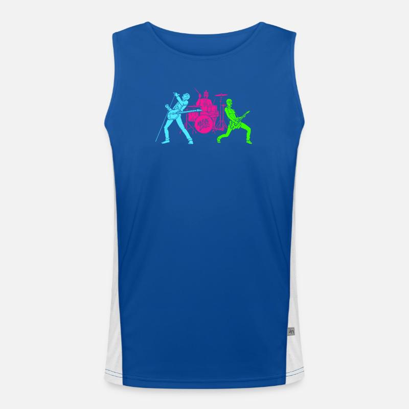 Mobile Devz Band - band of Developers Men's Functional Contrast Tank Top 