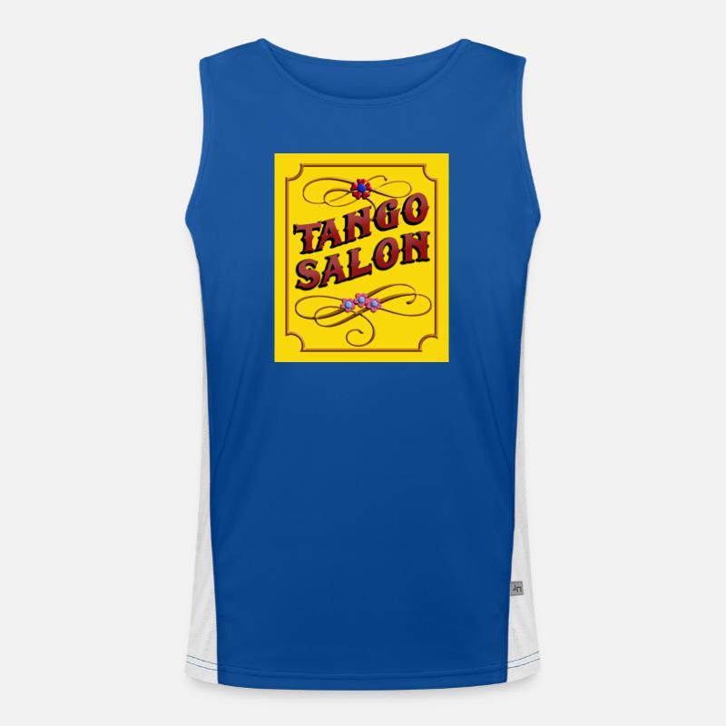 Tango Salon Men's Functional Contrast Tank Top 