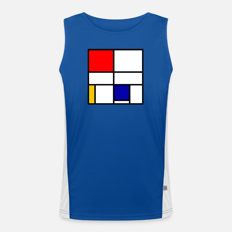 Mondrian 3 Men's Functional Contrast Tank Top 