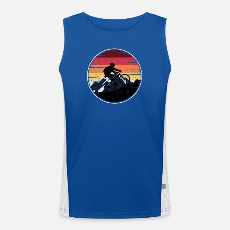 Sunset Ridge Mountain Bike Men's Functional Contrast Tank Top 