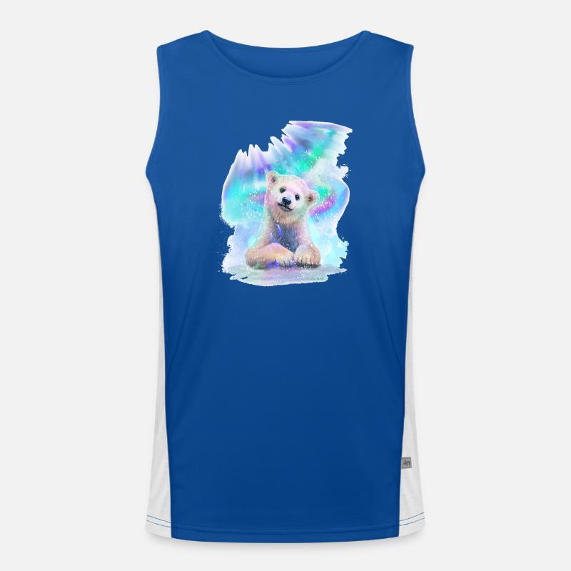 Eisbär Funktionelles Kontrast-Tank Top für Männer 
