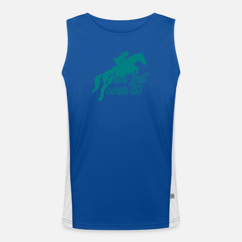 Just get over it Funktionelles Kontrast-Tank Top für Männer 