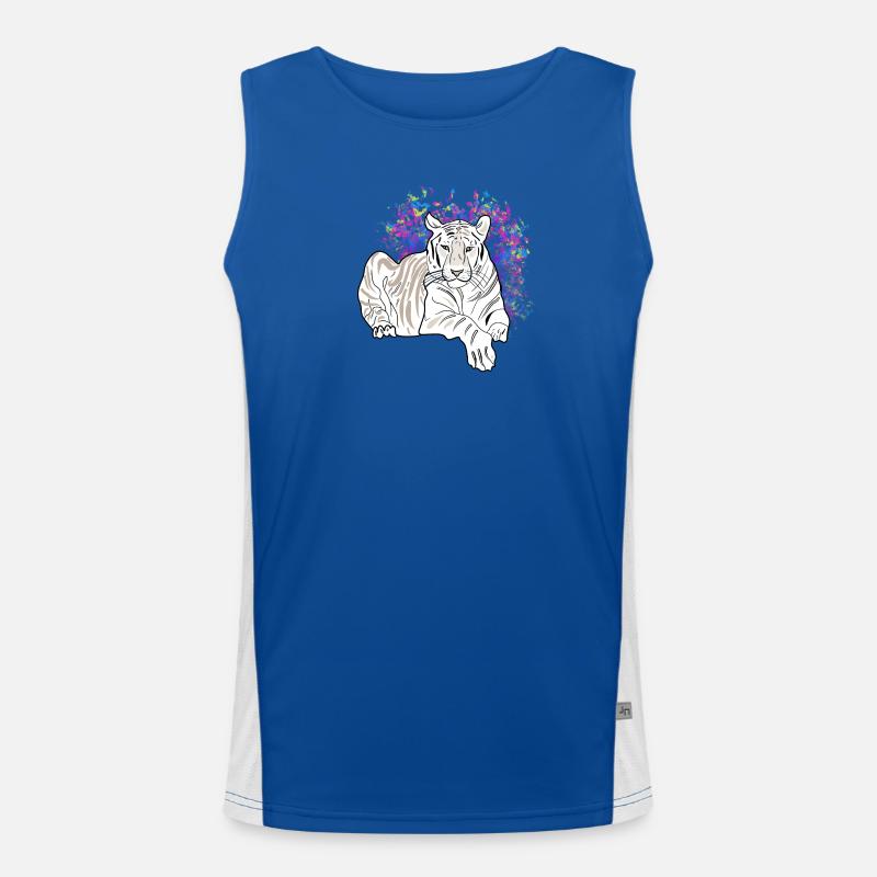 LYING TIGER Men's Functional Contrast Tank Top 