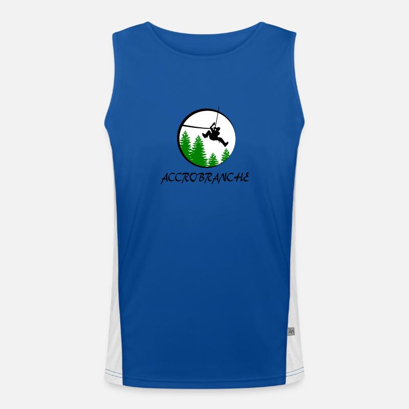 Tree climbing Men's Functional Contrast Tank Top 
