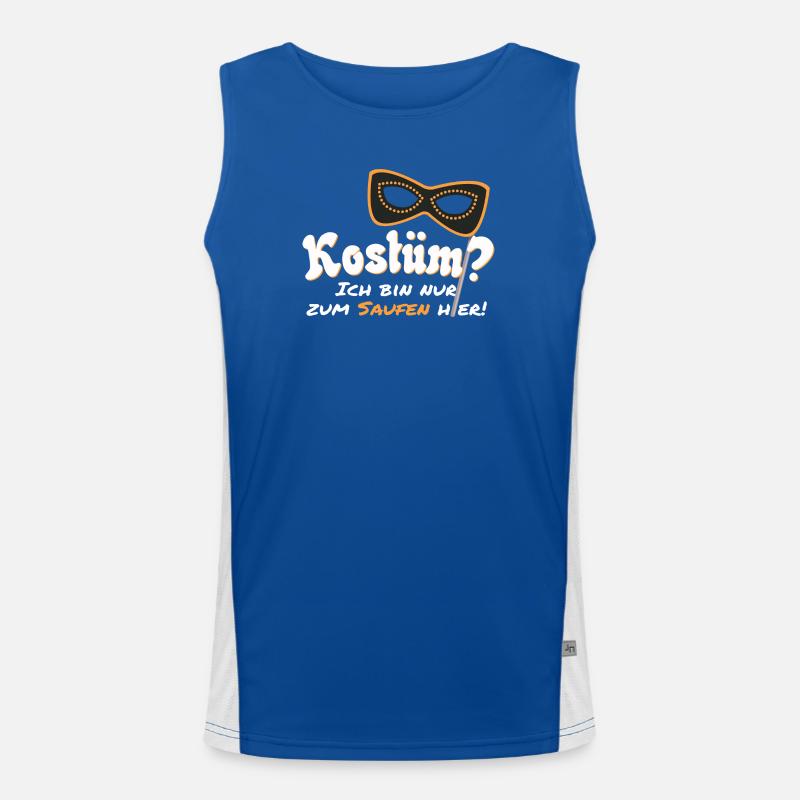 Faschings Kostüm? Funktionelles Kontrast-Tank Top für Männer 