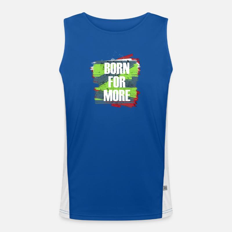 Né pour plus d’explosion de couleurs Débardeur respirant contrasté Homme 