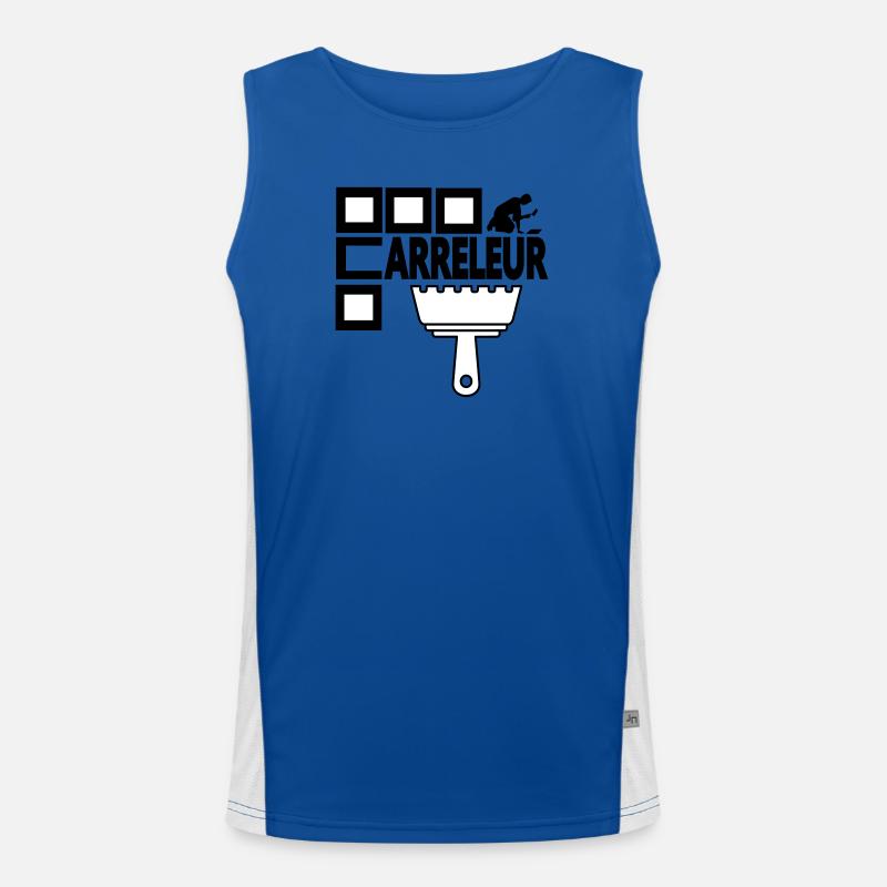 Dachdecker Funktionelles Kontrast-Tank Top für Männer 