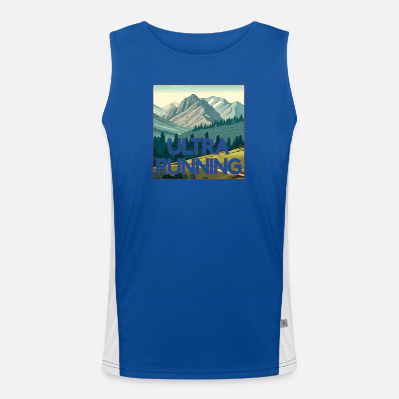 Ultra en cours d’exécution Débardeur respirant contrasté Homme 