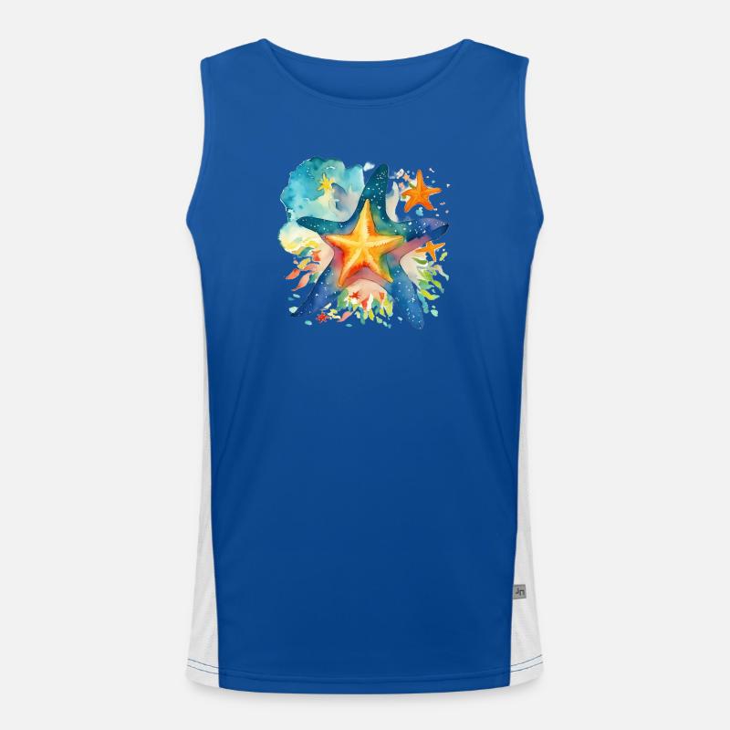 Starfish Men's Functional Contrast Tank Top 