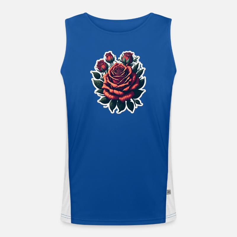 Rose Men's Functional Contrast Tank Top 
