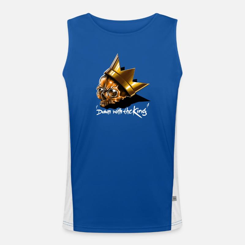Down with the King Men's Functional Contrast Tank Top 