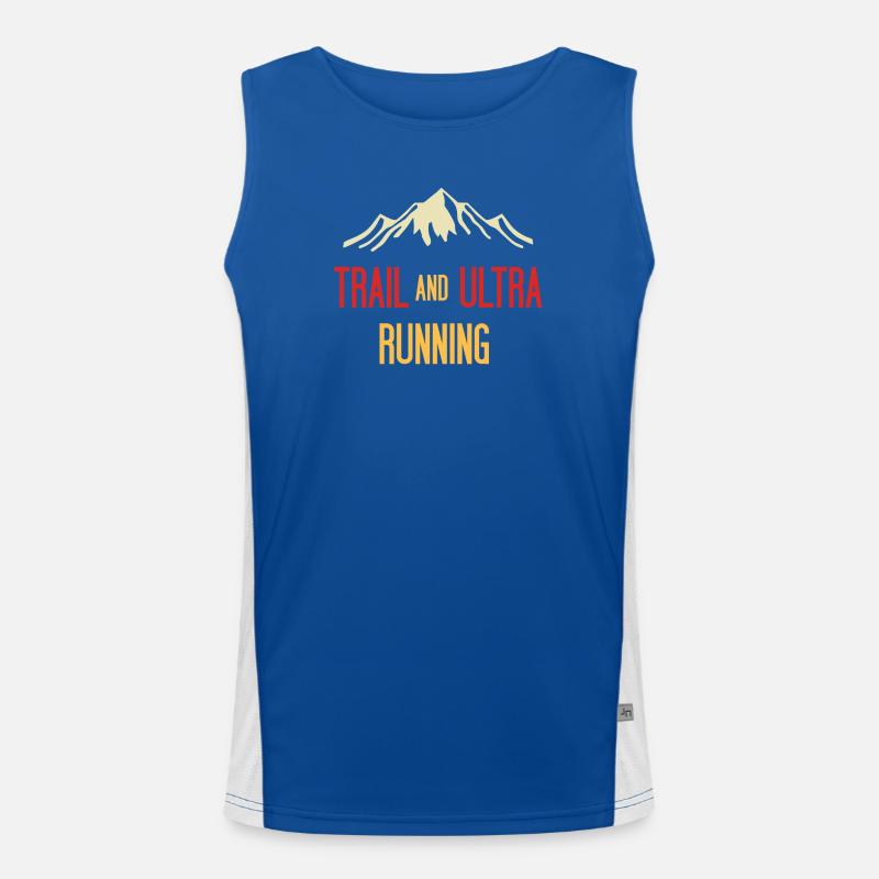 Trail- und Ultraläufe Funktionelles Kontrast-Tank Top für Männer 