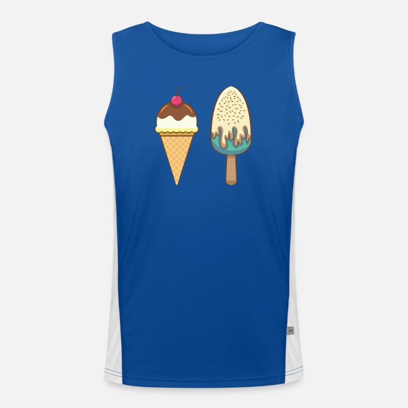 glace Débardeur respirant contrasté Homme 
