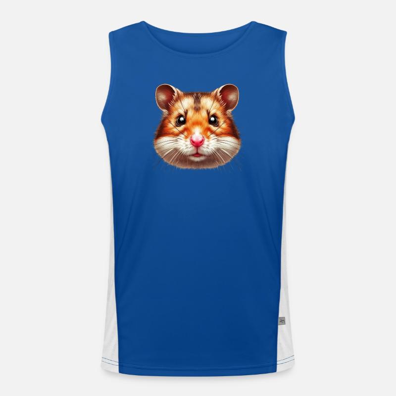 Hamster Men's Functional Contrast Tank Top 